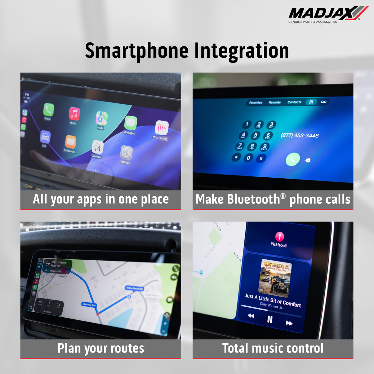 MadJax Kinnect XSeries 12.3″ Display Screen