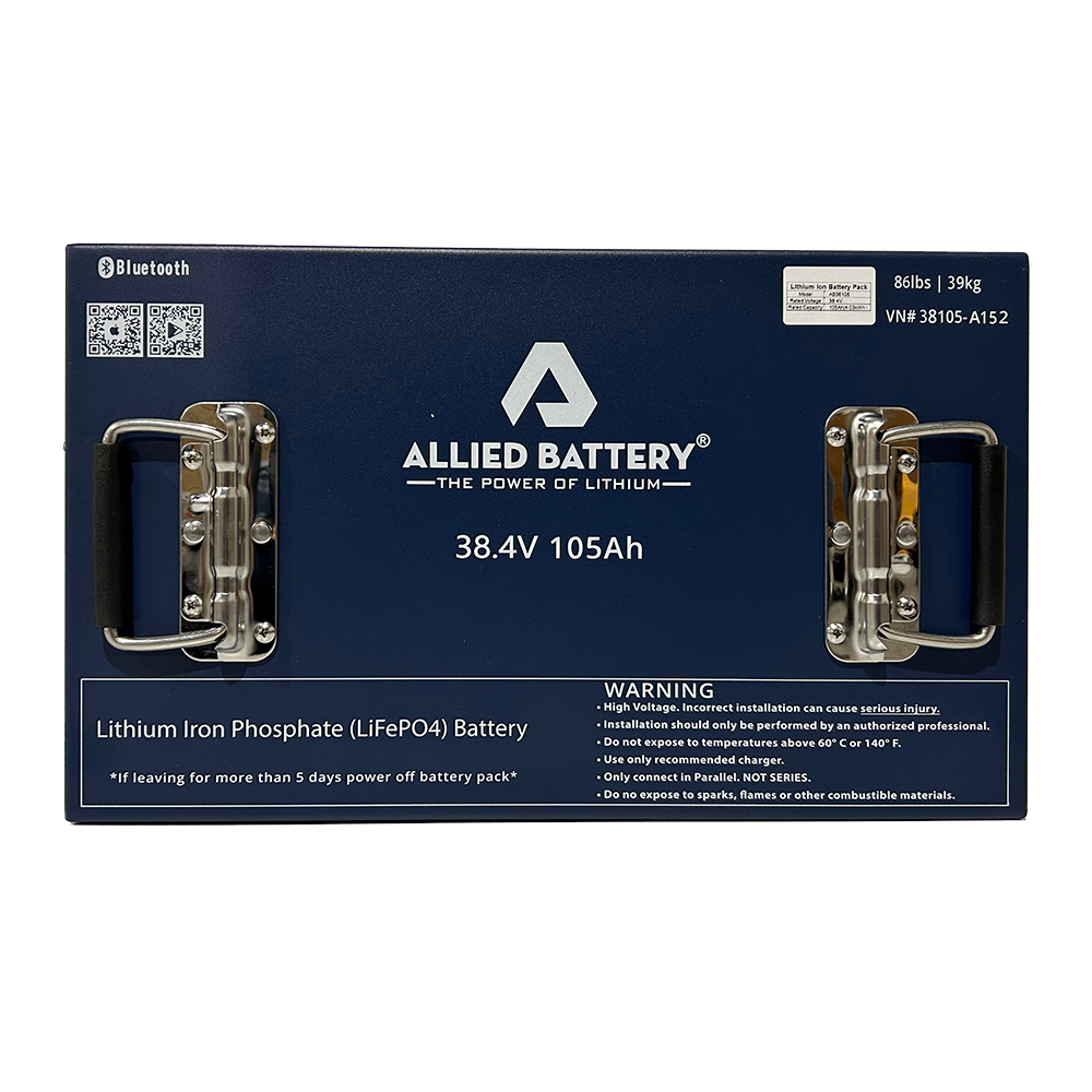 Allied 36V 105Ah Golf Cart Lithium Battery Kit