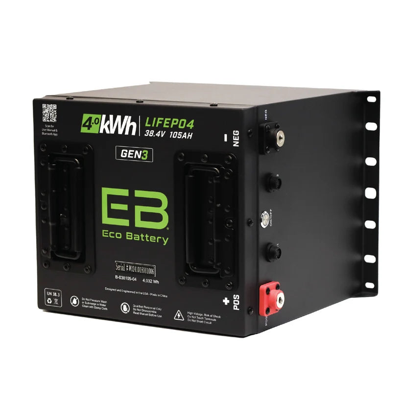 Eco Battery 38V 105Ah Lithium Complete Kit