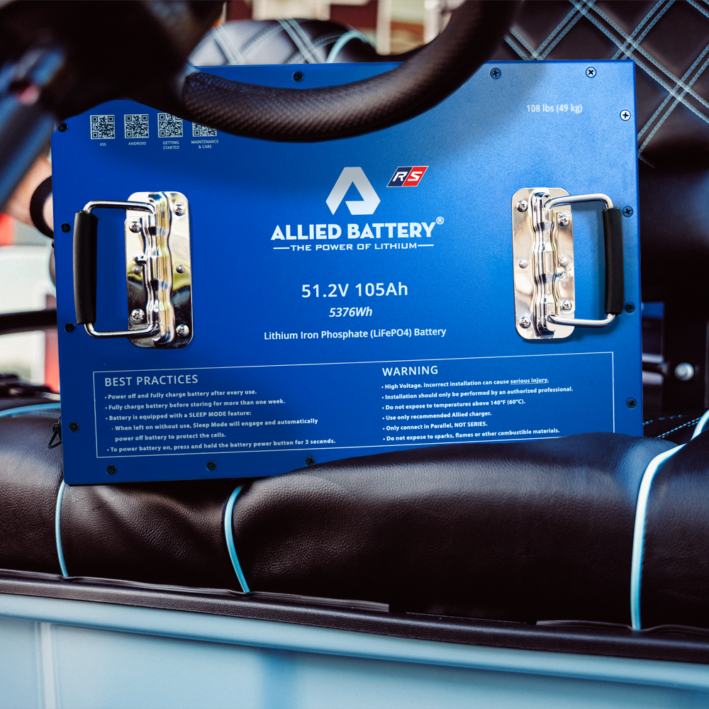 Allied 48V 105Ah Golf Cart Lithium Battery Kit