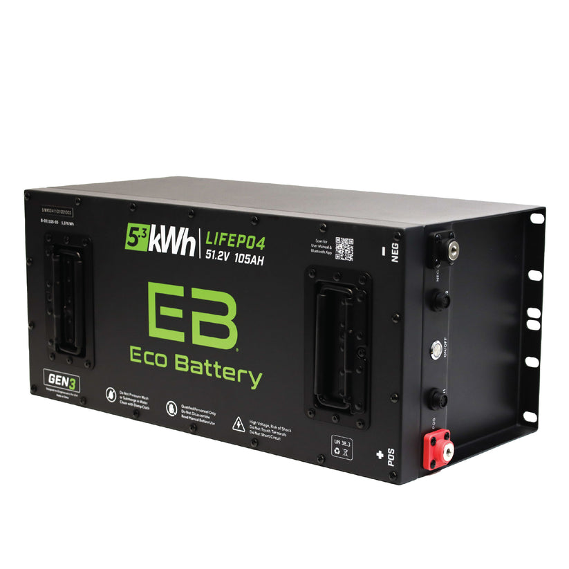 Eco Battery 51V 105Ah Lithium Complete Kit