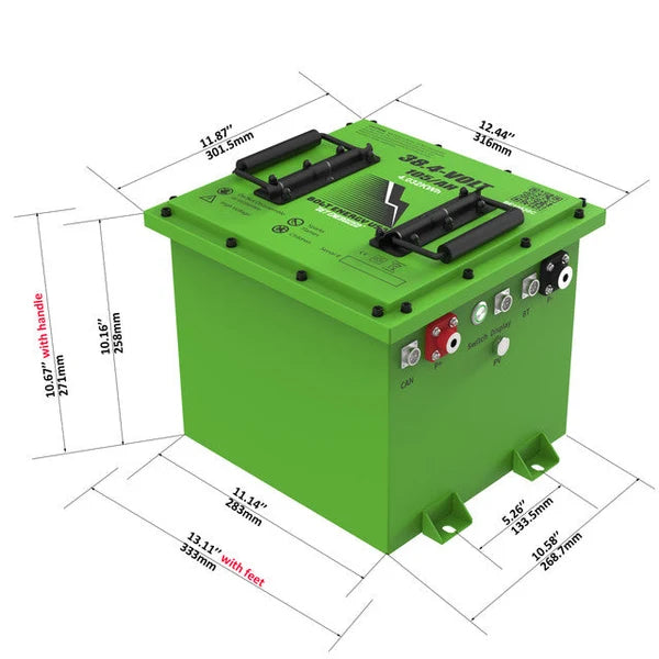 Bolt Energy 36V 105Ah Lithium Battery Complete Kit