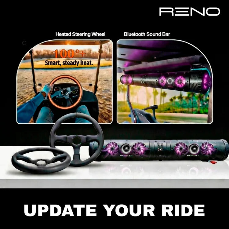 RENO Core 27" Bluetooth Golf Cart Soundbar