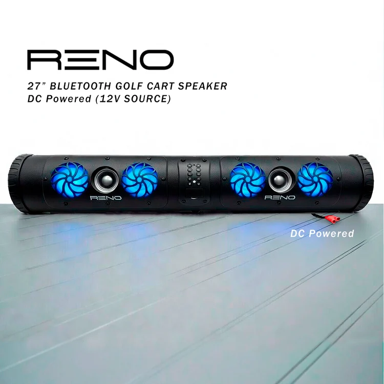 RENO Core 27" Bluetooth Golf Cart Soundbar