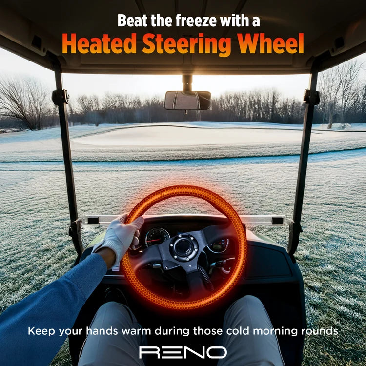 RENO Universal Heated Golf Cart Steering Wheel Conversion Kit