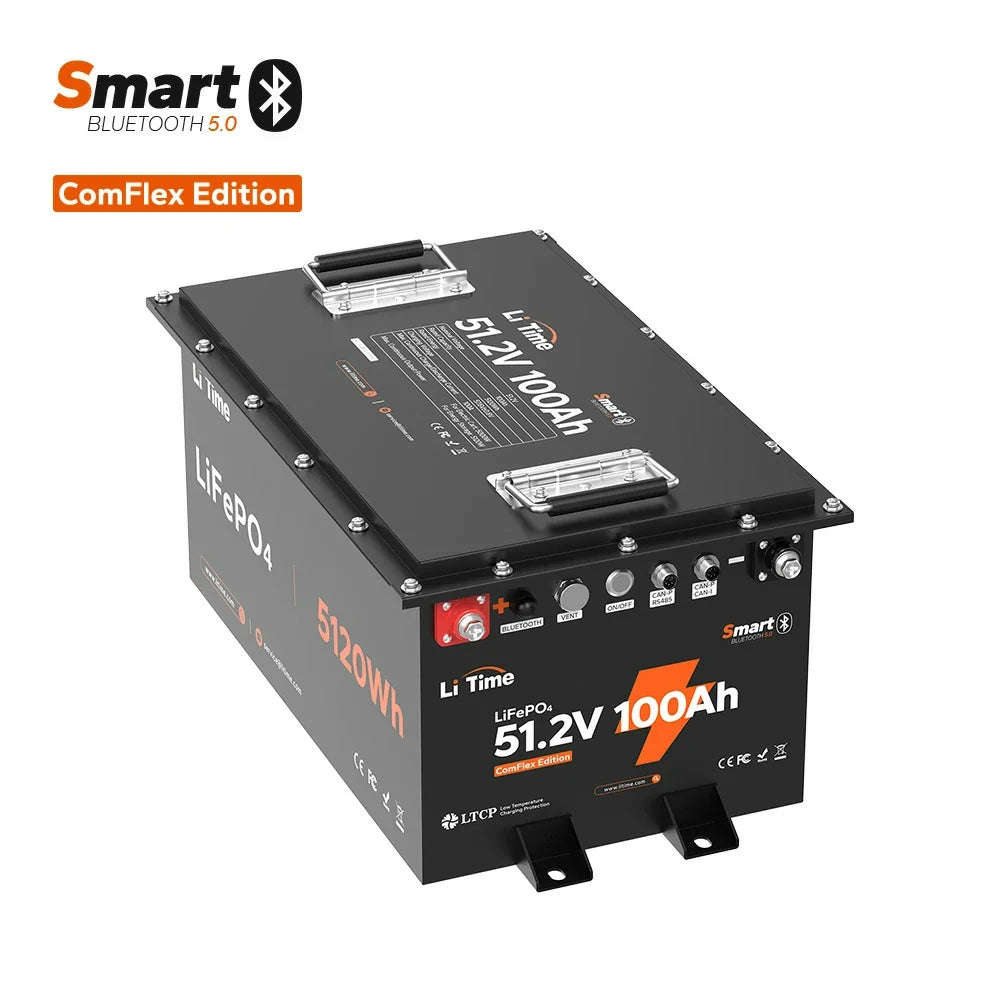 LiTime 51.2V 100Ah Lithium Golf Cart Battery Kit