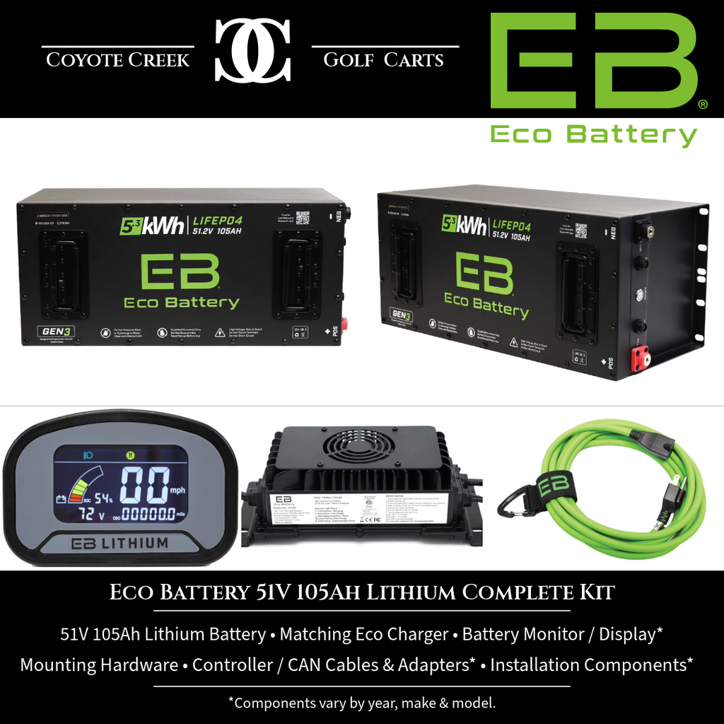 Eco Battery 51V 105Ah Lithium Complete Kit