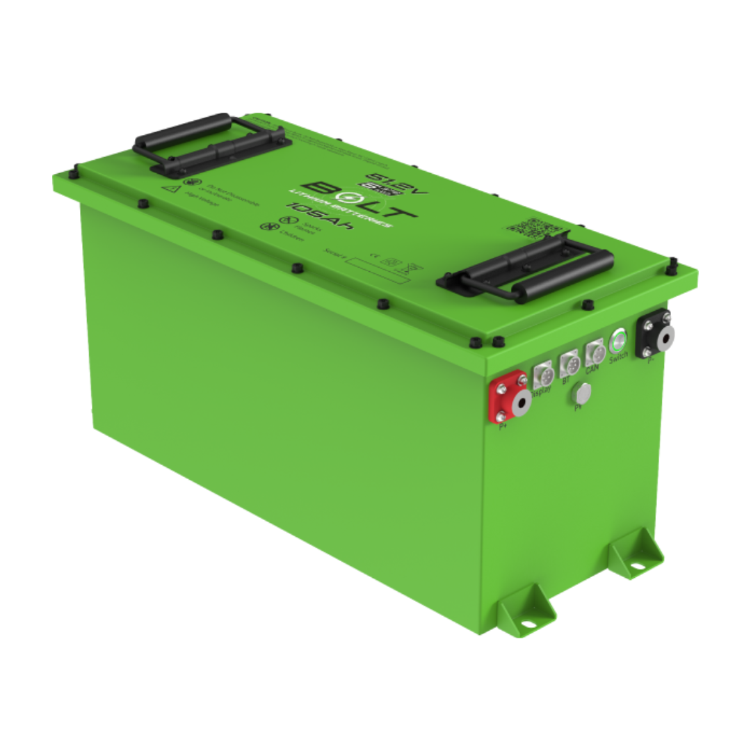 Bolt Energy 51V 105Ah Lithium Battery Complete Kit
